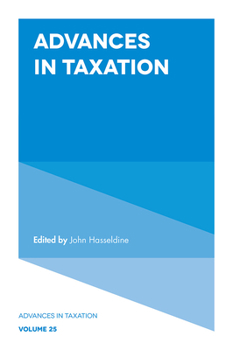 Hardcover Advances in Taxation Book