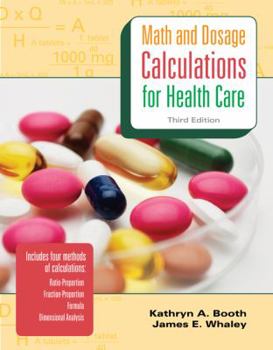 Paperback MP Math & Dosage Calculations for Health Care W/Student CD: MP Math & Dosage W/Student CD Book