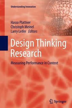 Paperback Design Thinking Research: Measuring Performance in Context Book