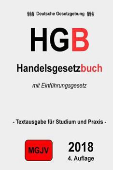 Paperback HGB - Handelsgesetzbuch: Handelsgesetzbuch [German] Book