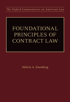 Hardcover Foundational Principles of Contract Law Book