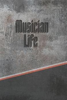 Paperback Musician Life: Personalized Isometric Dot Notebook 120 Pages 6x9 Book