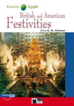 Paperback British & American Festivities+cd (Green Apple) [French] Book