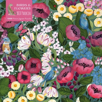 Adult Jigsaw Puzzle Bex Parkin: Birds Flowers: 1000-Piece Jigsaw Puzzles