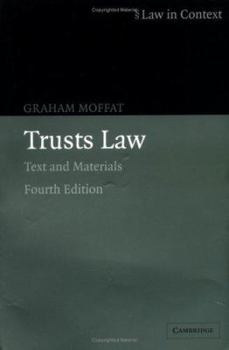 Trusts Law: Text and Materials (Law in Context) - Book  of the Law in Context