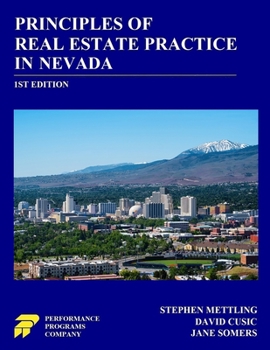 Paperback Principles of Real Estate Practice in Nevada: 1st Edition Book