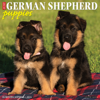 Calendar Just German Shepherd Puppies 2024 12 X 12 Wall Calendar Book