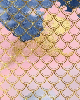 Paperback Blush and Navy Mermaid Scales Composition Notebook - Large Ruled Notebook - 8x10 Lined Notebook (Softcover Journal / Notebook / Diary) Book