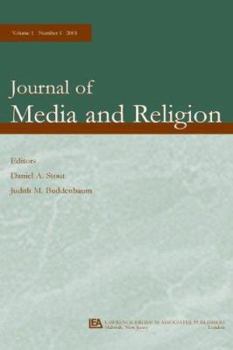Religion and Television: A Special Issue of the journal of Media and Religion (Journal of Media and Religion, Vol 1. No. 3)