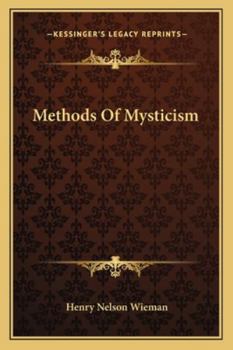 Paperback Methods Of Mysticism Book