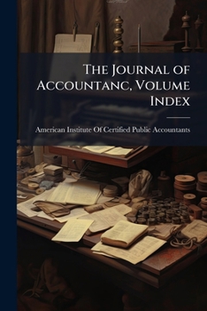 Paperback The Journal of Accountanc, Volume Index Book