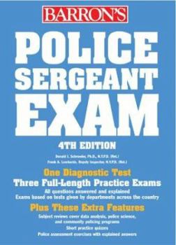 Paperback Police Sergeant Exam Book