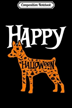 Paperback Composition Notebook: Happy Halloween Toy Fox Terrier Journal/Notebook Blank Lined Ruled 6x9 100 Pages Book