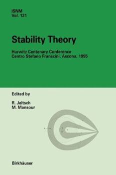 Paperback Stability Theory: Hurwitz Centenary Conference Centro Stefano Franscini, Ascona, 1995 Book