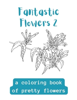 Fantastic Flowers: A Coloring Book Of Fantastic Flowers