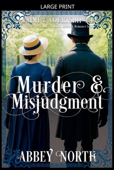 Paperback Murder & Misjudgment [Large Print] Book