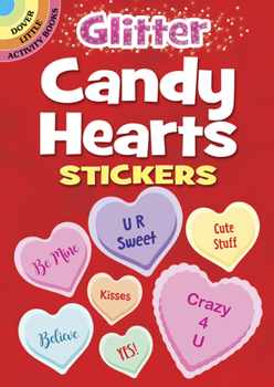 Paperback Glitter Candy Hearts Stickers Book