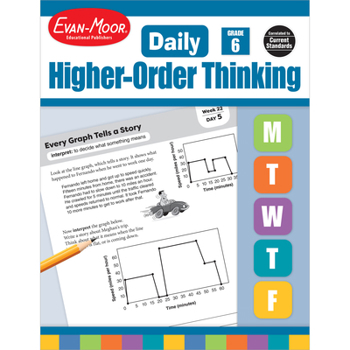 Paperback Daily Higher-Order Thinking, Grade 6 Te Book