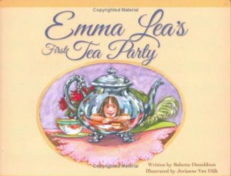 Hardcover Emma Lea's First Tea Party Book