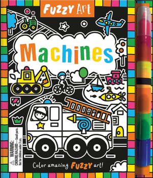 Hardcover Fuzzy Art Machines Book