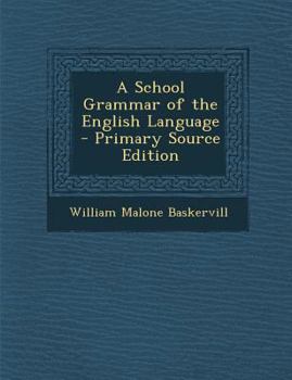 Paperback School Grammar of the English Language Book