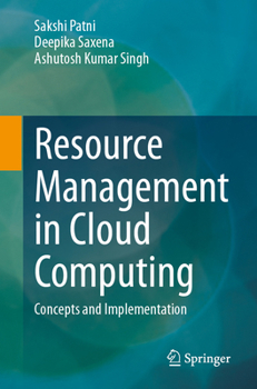 Paperback Resource Management in Cloud Computing: Concepts and Implementation Book