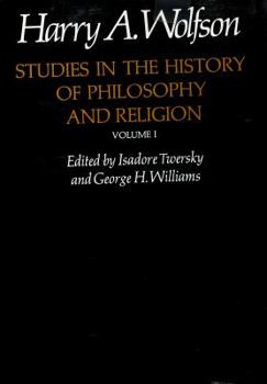 Hardcover Studies in the History of Philosophy and Religion Book