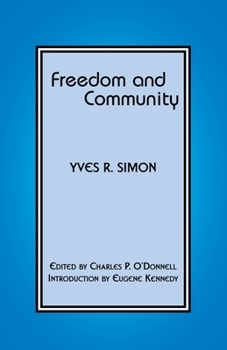 Paperback Freedom and Community Book