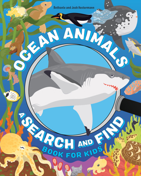 Paperback Ocean Animals: A Search and Find Book for Kids Book