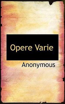 Paperback Opere Varie Book