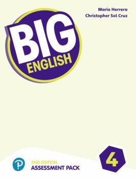 Spiral-bound Big English AmE 2nd Edition 4 Assessment Book & Audio CD Pack Book