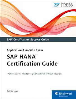 Paperback SAP Hana Certification Guide: Application Associate Exam Book