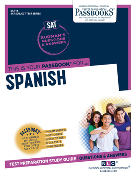 Spanish (GRE-19): Passbooks Study Guide