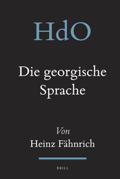 Hardcover Die Georgische Sprache Book