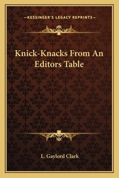 Paperback Knick-Knacks From An Editors Table Book