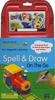 Hardcover Little Bee Learners: Spell & Draw - On The Go (Magnix Little Bee Learners: Spell & Draw) Book