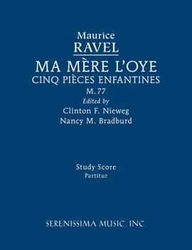 Paperback Ma mère l'oye, M.77: Study score Book