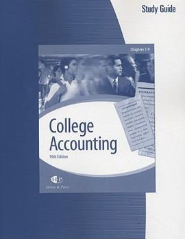 Paperback College Accounting: Combination Journal Module + Chapters 1-9 Book