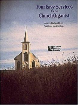 Paperback Four Easy Services For The Church Organist Book