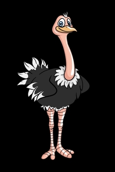 Ostrich: 6x9 Ruled Notebook, Journal, Daily Diary, Organizer, Planner