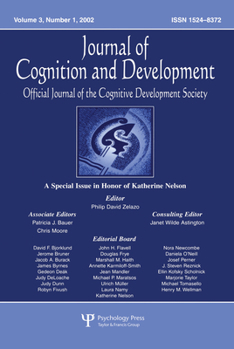 A Special Issue in Honor of Katherine Nelson