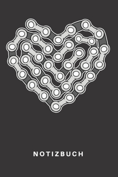 Notizbuch: Notizbuch Notizheft Schreibbuch 110 Seiten Karo Kariert Karos DIN A5 Fahrrad Bike Rad Radeln Biker Mountainbike Fahrradfahrer BMX E-Bike Fahren Mountainbiking Mountainbiker Fahrradkette Lov