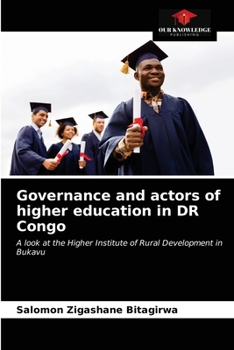Paperback Governance and actors of higher education in DR Congo Book