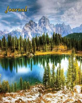 Journal : Mountains 8x10 128 Page Lined Journal/Notebook/Diary (Vol. 6)