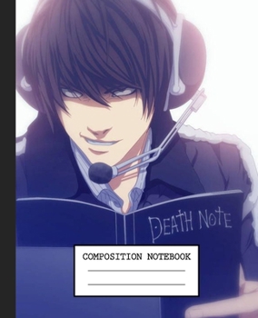 Notebook: Anime Death Note Soft Glossy Cover Graph Paper Pages Book 7.5 x 9.25 Inches 110 Pages