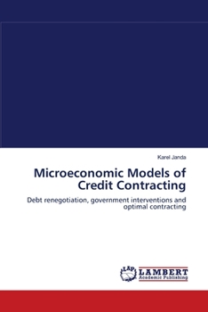 Paperback Microeconomic Models of Credit Contracting Book
