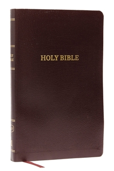 Bonded Leather KJV, Thinline Reference Bible, Bonded Leather, Burgundy, Red Letter Edition Book
