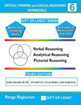 Paperback Critical Thinking and Logical Reasoning Workbook-6 Book