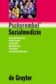 Hardcover Pschyrembel® Sozialmedizin (German Edition) [German] Book