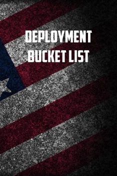 Deployment bucket list: 6x9 Journal christmas gift for under 10 dollars military spouse journal